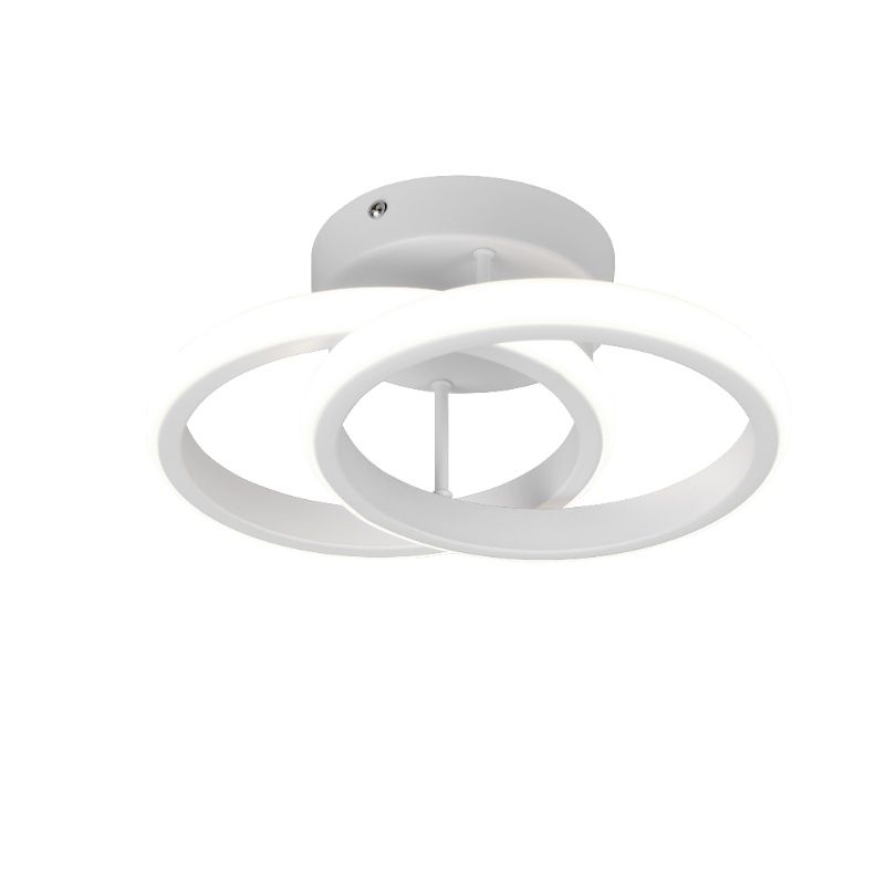 Plafonnier design blanc, Yasser, 7W, 4000K LED