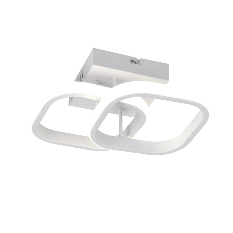 Plafonnier design blanc, Yasser, 7W, 4000K LED