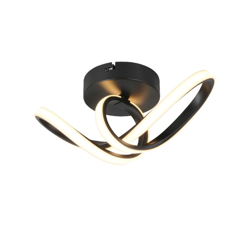 Plafonnier design noir, Wiard, 7W, 3000K LED Plafonnier design noir, Wiard, 7W, 3000K LED