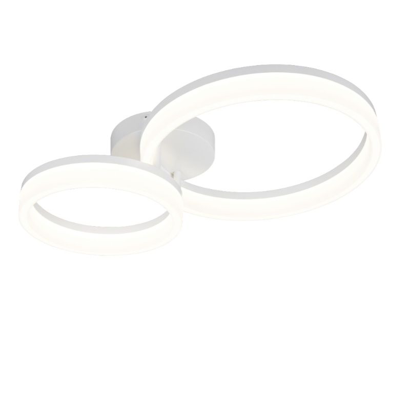 Plafonnier design blanc, Ufuk, 22W, 4000K LED