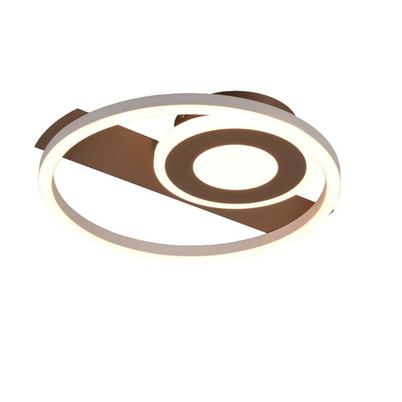 Lampe plafond design marronne, Jantuano, 22W, 3000K LED