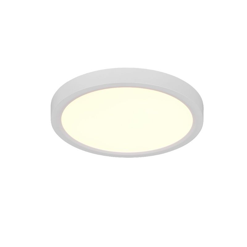 Lampe plafond moderne blanche, Zayd, 18W, white switch LED, gradable en 3 étapes