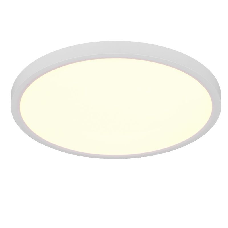 Lampe plafond moderne blanche, Zayd, 30W, white switch LED, gradable en 3 étapes Lampe plafond moderne blanche, Zayd, 30W, white switch LED, gradable en 3 étapes