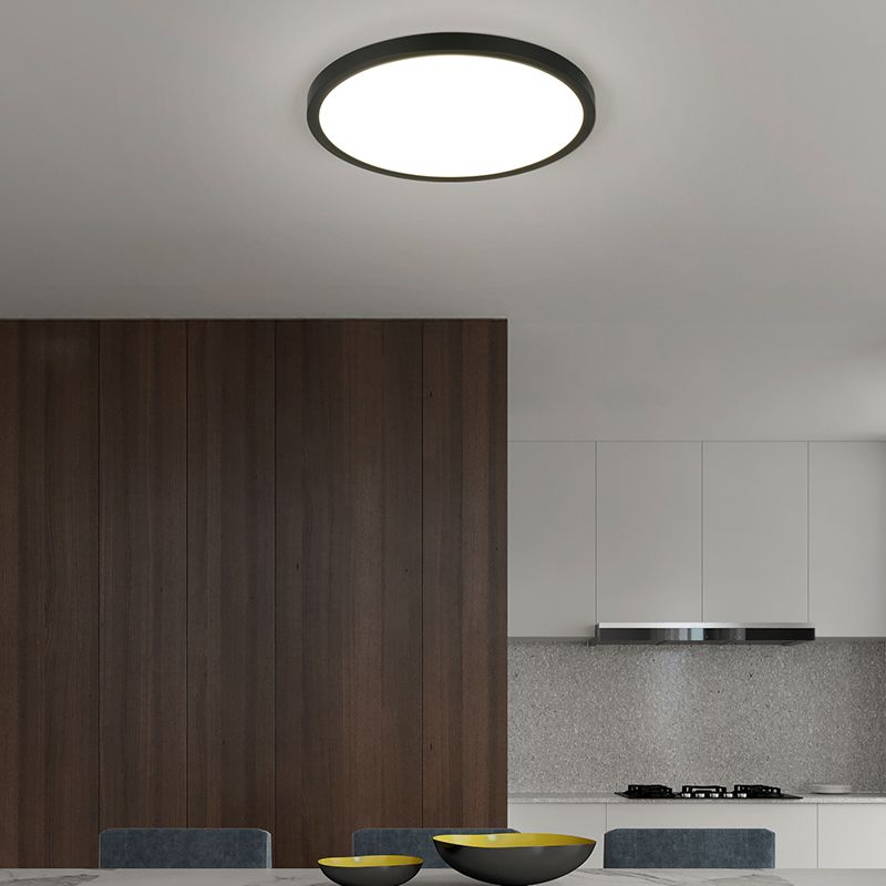 Lampe plafond moderne noire, Zayd, 30W, white switch LED, gradable en 3 étapes Lampe plafond moderne noire, Zayd, 30W, white switch LED, gradable en 3 étapes