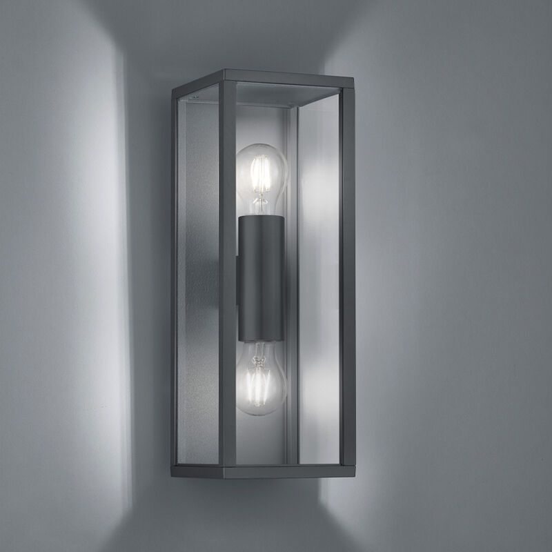 Luminaire extérieur industrielle anthracite, Sanna, IP44