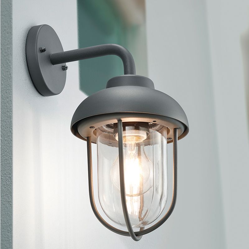 Luminaire extérieur industrielle anthracite, Trevor, IP44 Luminaire extérieur industrielle anthracite, Trevor, IP44
