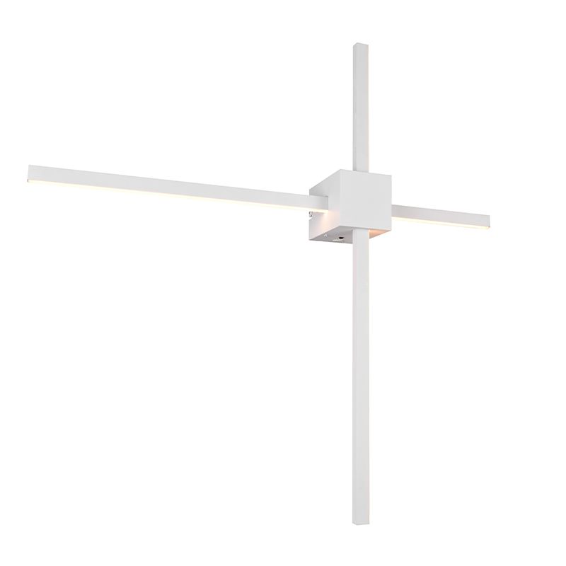 Applique murale moderne blanche, Tsjerk, gradable en 3 étapes Applique murale moderne blanche, Tsjerk, gradable en 3 étapes