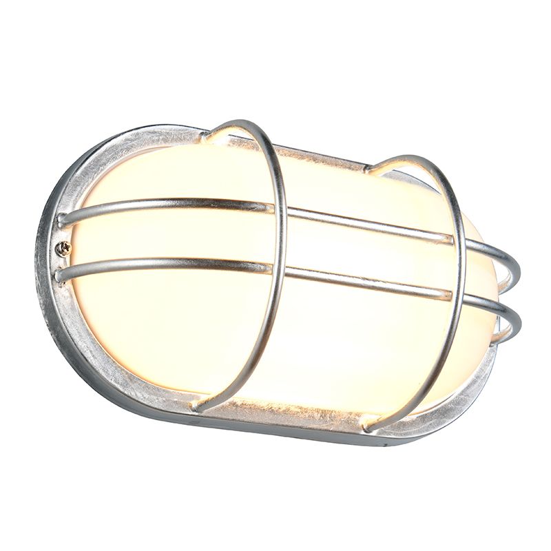 Lampe d'extérieur bulleye en métal zinc, Shifra, IP44