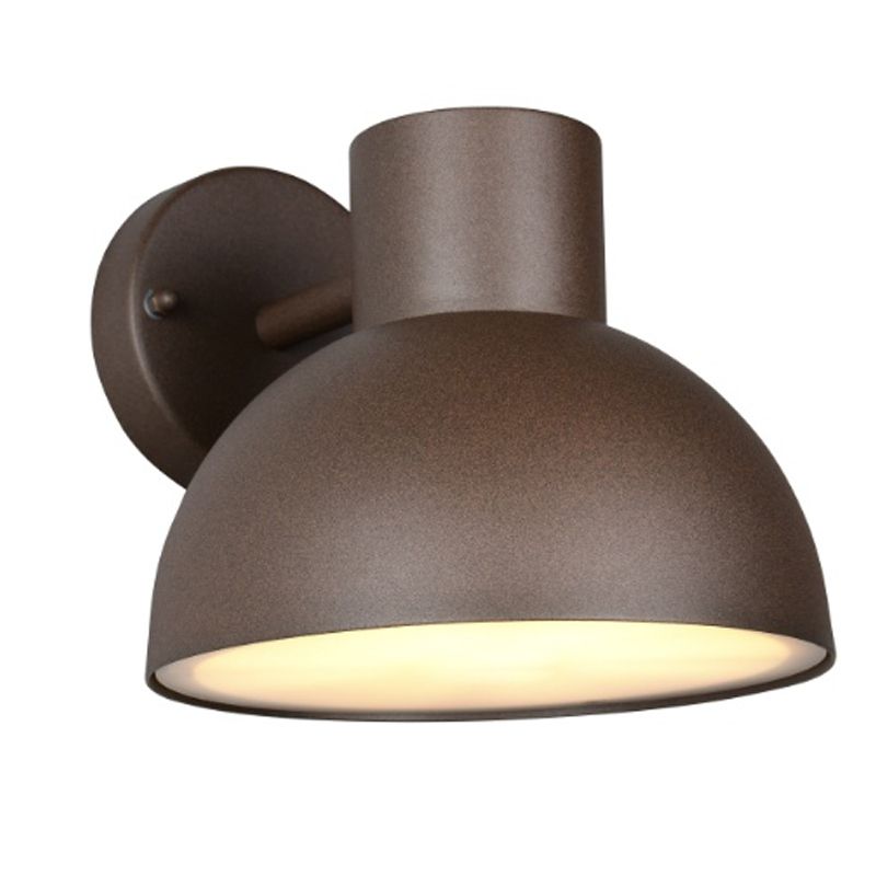 Luminaire extérieur en aluminium couleur rouille, Jiek, IP44