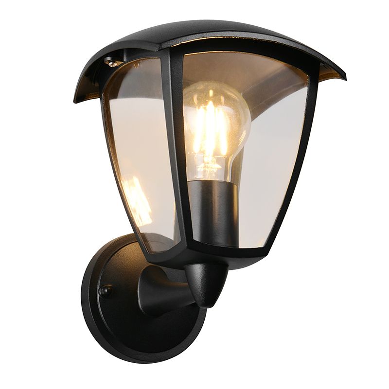 Luminaire extérieur moderne noir, Samatar, IP44