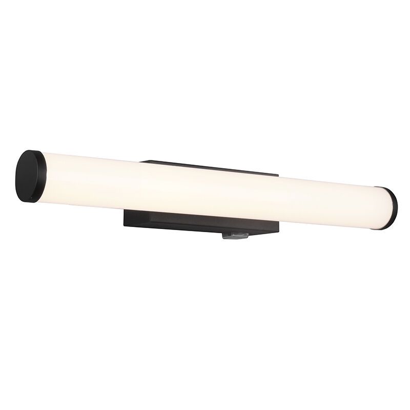 Applique salle de bain moderne noire, Staby, 4,3W, 3000K LED, IP44