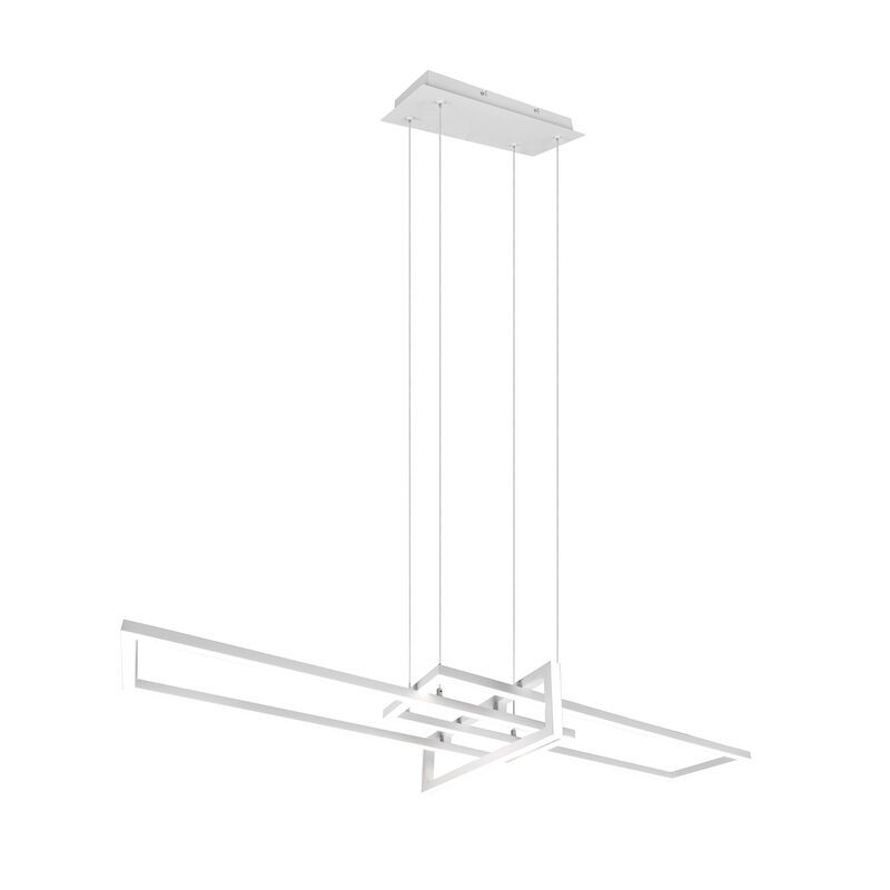 Suspension moderne blanche, Hatun, 34W, 4000K LED Suspension moderne blanche, Hatun, 34W, 4000K LED