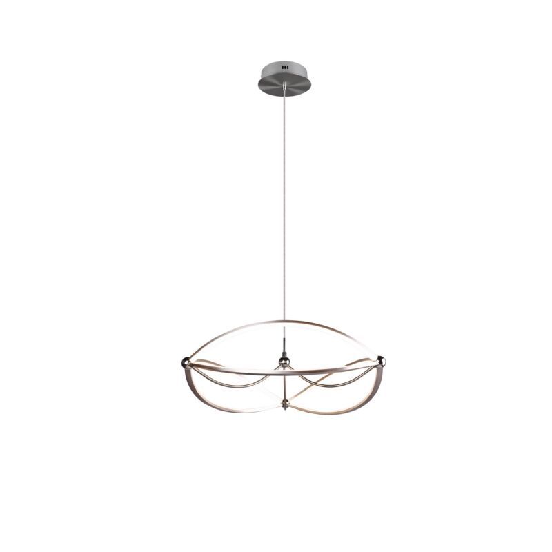 Suspension moderne nickel, Remy, 42W, 3000K LED Suspension moderne nickel, Remy, 42W, 3000K LED
