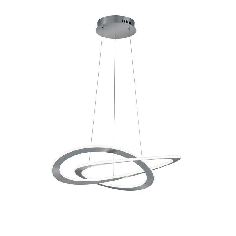 Suspension moderne nickel, Jamilla, 52W, 3000K LED