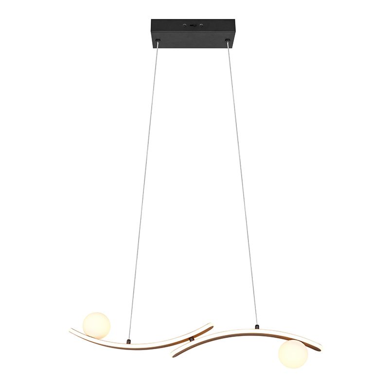 Suspension moderne noire, Leonoor Suspension moderne noire, Leonoor