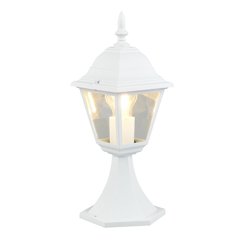 Luminaire extérieur classique blanc, Lavina, IP44