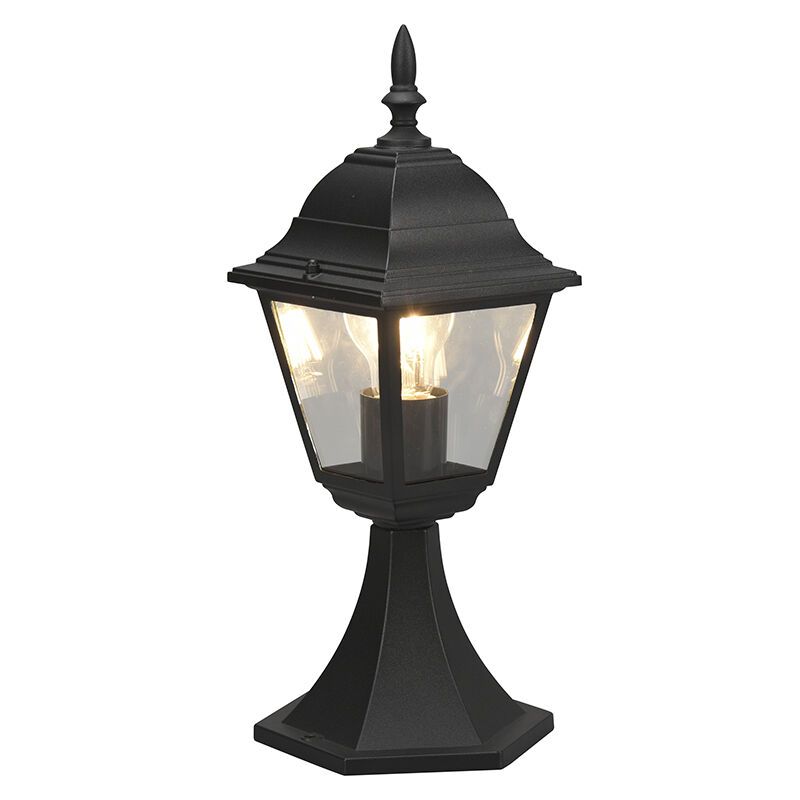 Luminaire extérieur classique noir, Lavina, IP44