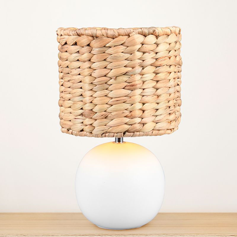 Lampe de table rustique marronne, Minouk, avec interrupteur Lampe de table rustique marronne, Minouk, avec interrupteur