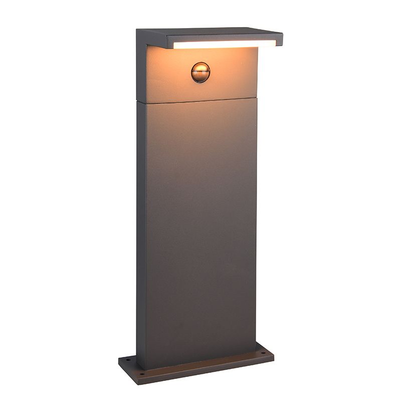 Lampadaire extérieur avec détecteur de mouvement moderne anthracite, Patrique, IP54 Lampadaire extérieur avec détecteur de mouvement moderne anthracite, Patrique, IP54