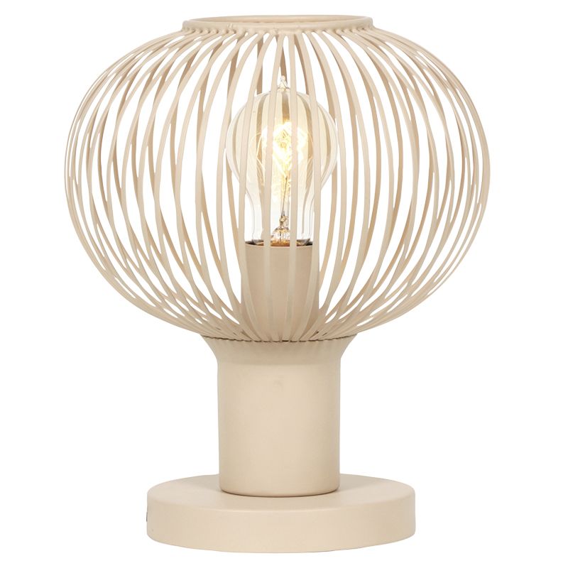 Lampe de table industrielle beige, Gjalt Lampe de table industrielle beige, Gjalt