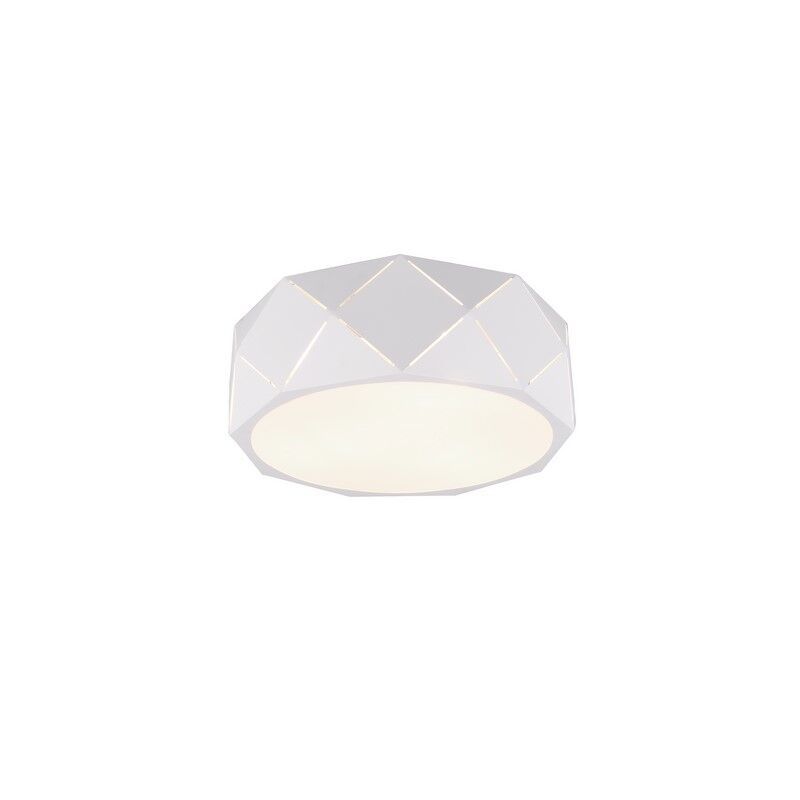 Lampe plafond moderne blanche, Soloro
