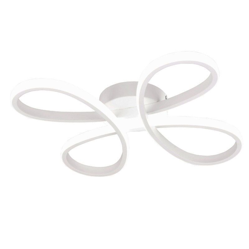 Plafonnier design blanc, Vikash, 25W, 4000K LED, gradable en 3 étapes