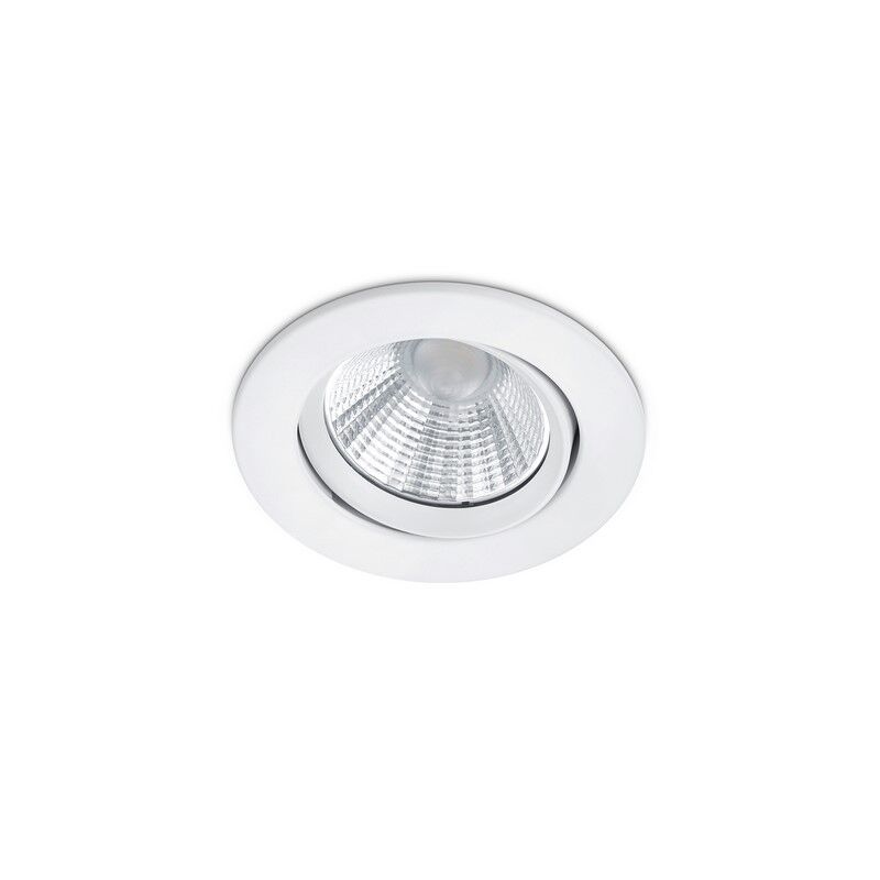 Spot encastré salle de bain moderne blanc, Imani, 5W, 3000K LED, IP23