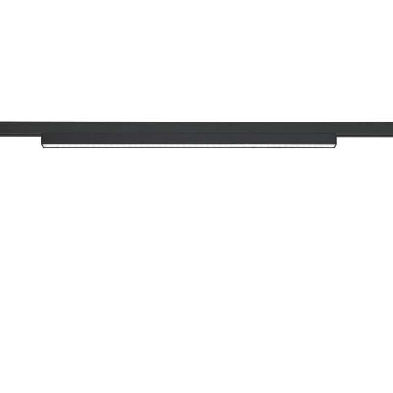 Lampe à pince noire Chloé pour éclairage sur rail biphasé Lampe à pince noire Chloé pour éclairage sur rail biphasé