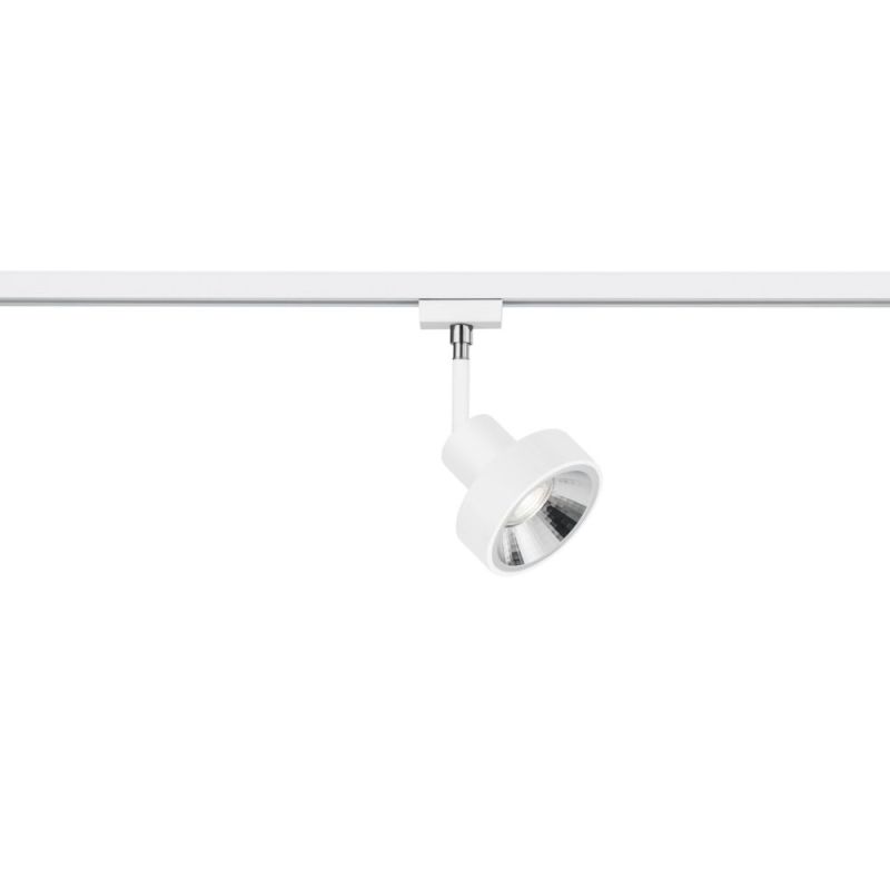Spot blanc pour éclairage sur rail biphasé Kina