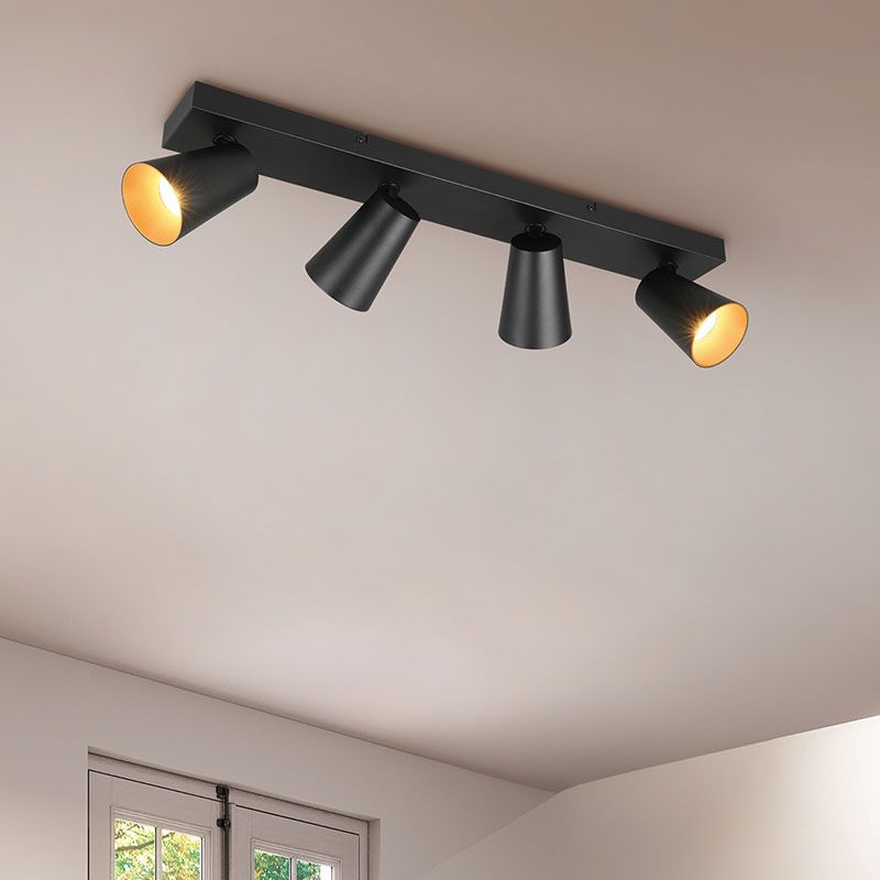 Spot plafond moderne noir, Rawien