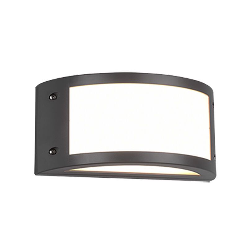 Luminaire extérieur moderne anthracite, Ivo, 12W, 3000K LED, IP54