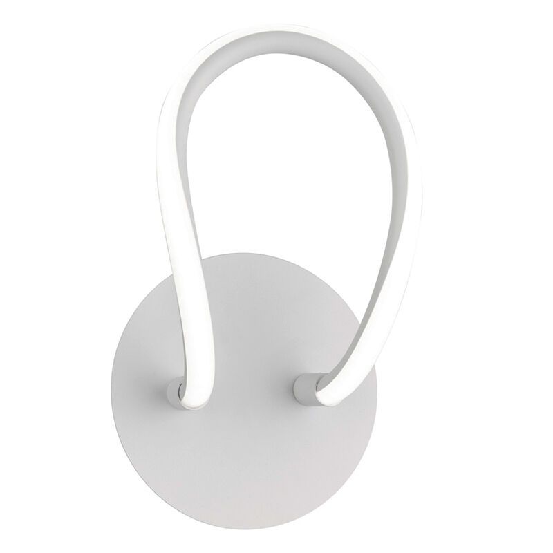 Applique murale design blanche, Marell, 11W, 4000K LED, gradable en 3 étapes