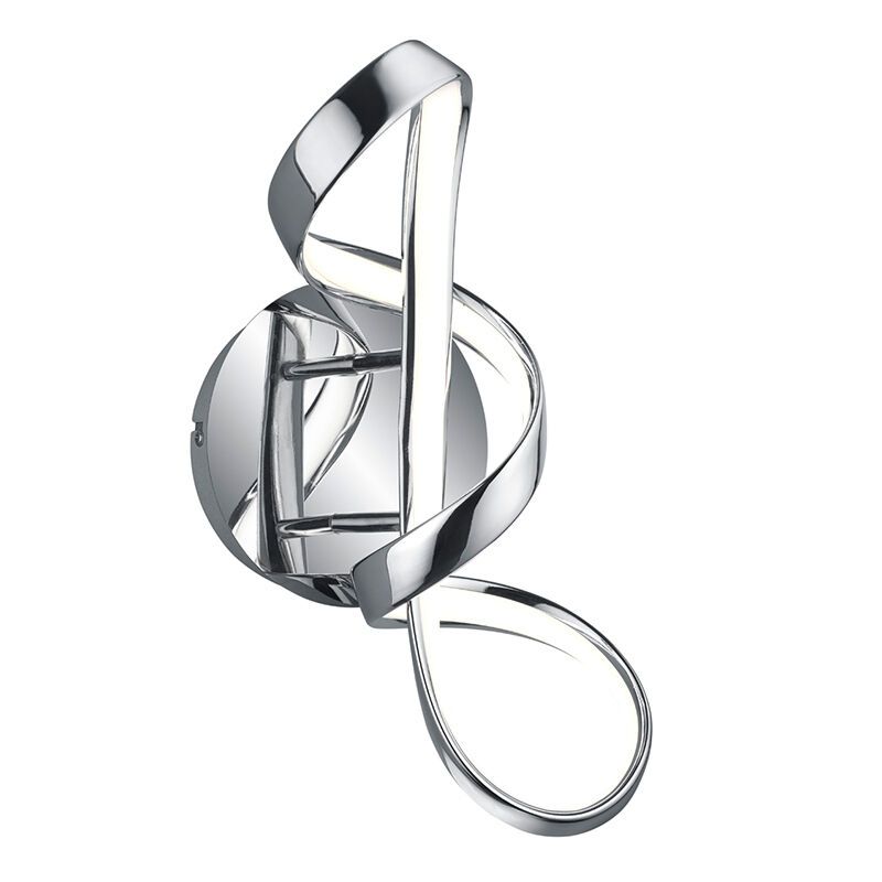 Applique murale design chromée, Renso, 18W, 4000K LED, gradable en 3 étapes Applique murale design chromée, Renso, 18W, 4000K LED, gradable en 3 étapes