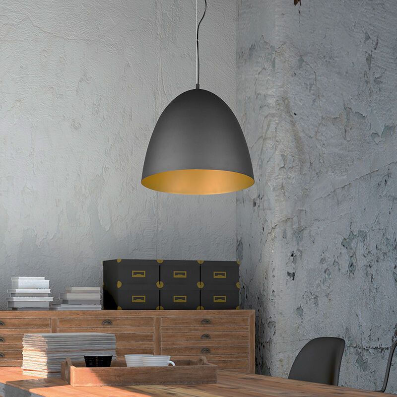 Suspension demi-sphère moderne noire, Ingmar Suspension demi-sphère moderne noire, Ingmar
