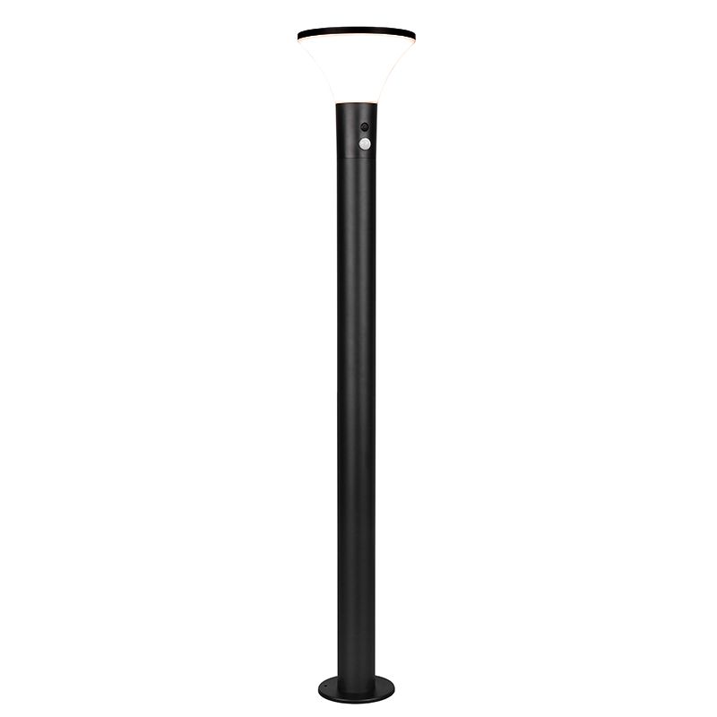 Lampadaire extérieur solaire moderne noir, Nebahat, 3W, 4000K LED, IP44 Lampadaire extérieur solaire moderne noir, Nebahat, 3W, 4000K LED, IP44