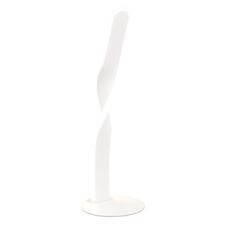 Lampe de table design blanche, Quirinus, 10W, 4000K LED, avec interrupteur Lampe de table design blanche, Quirinus, 10W, 4000K LED, avec interrupteur