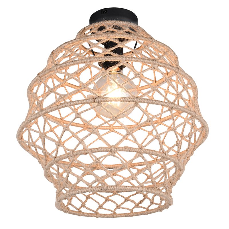 Plafonnier rustique marron, Liduina Plafonnier rustique marron, Liduina