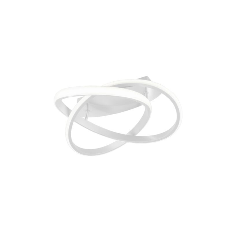 Lampe plafond moderne blanche, Sanura, 18W, 4000K LED