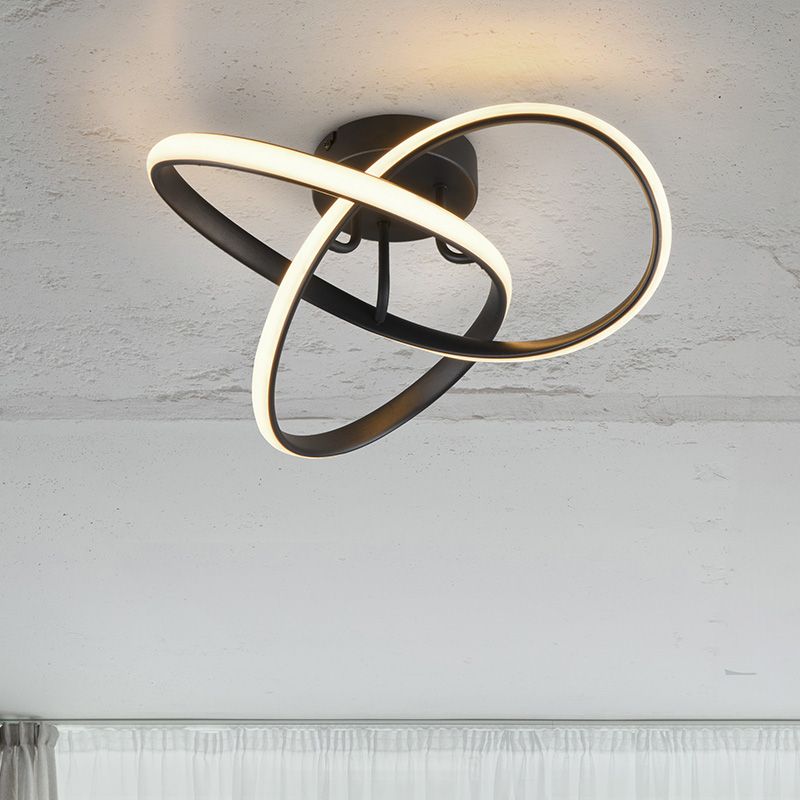 Plafonnier design noir, Suat, 15W, 3000K LED Plafonnier design noir, Suat, 15W, 3000K LED