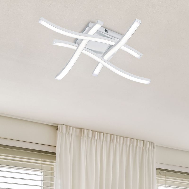 Lampe plafond moderne blanche, Go, 5W, 4000K LED