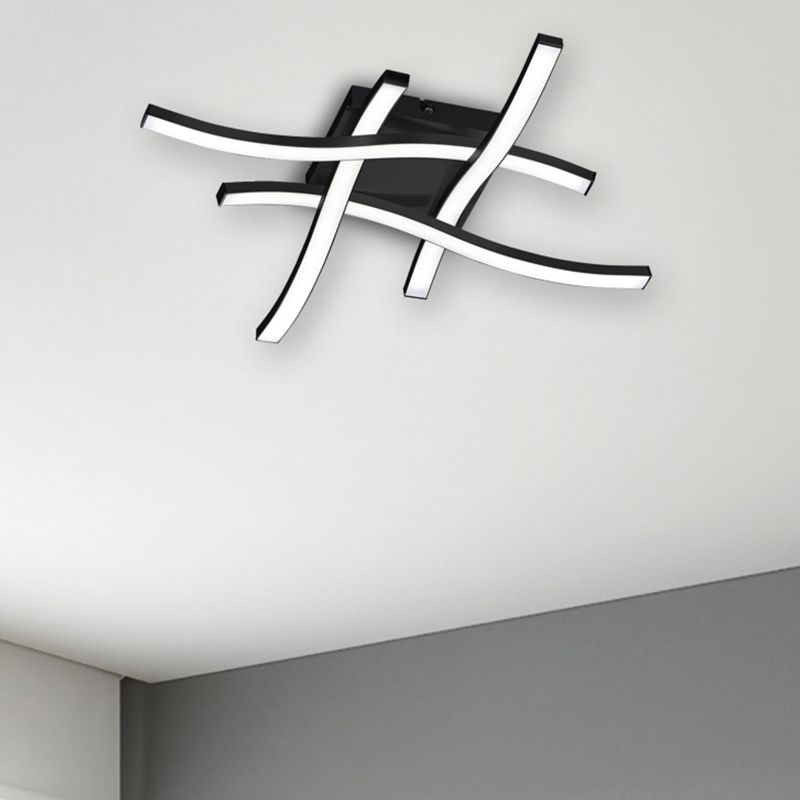 Lampe plafond moderne noire, Go, 5W, 3000K LED