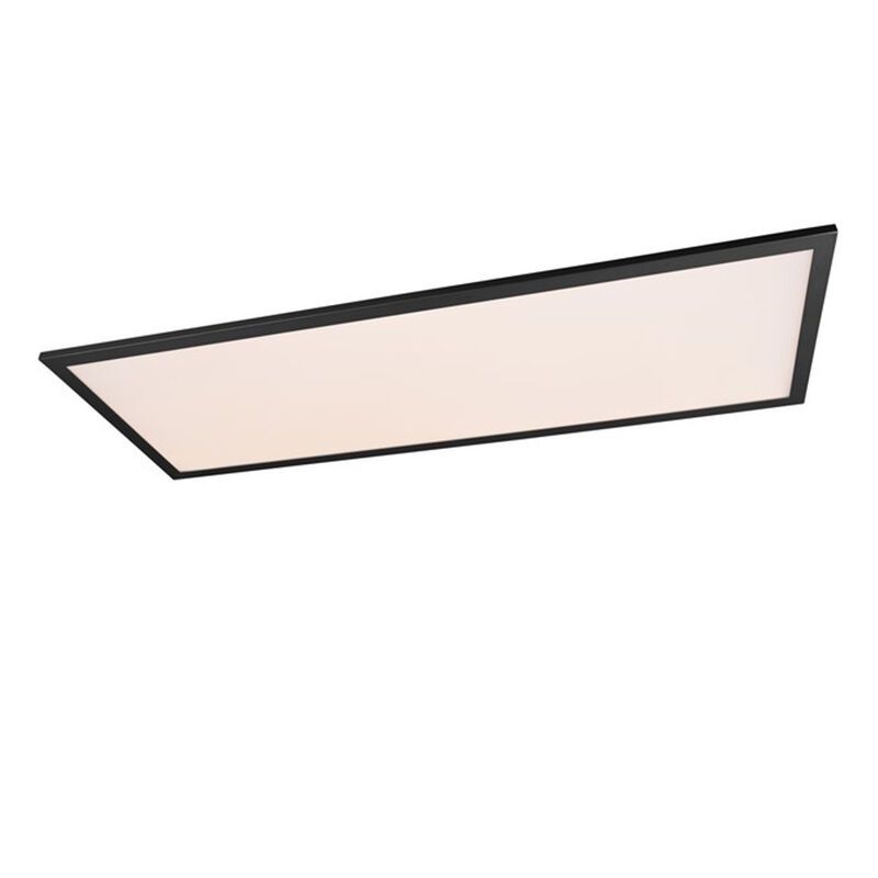 Lampe plafond moderne noire, Marlise, 33,5W, blanc chaud à froid réglable LED, avec télécommande Lampe plafond moderne noire, Marlise, 33,5W, blanc chaud à froid réglable LED, avec télécommande