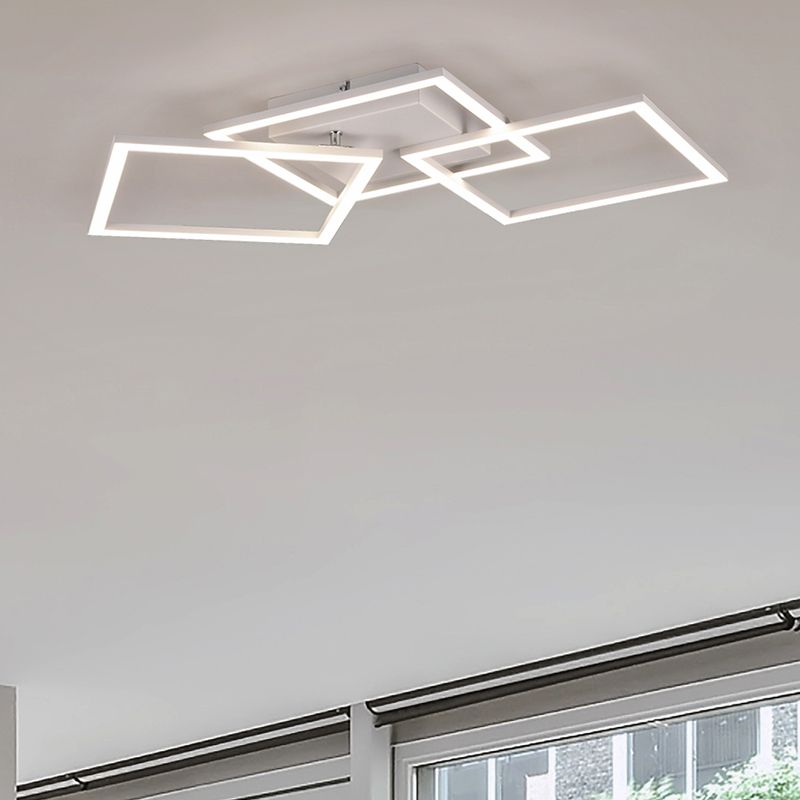 Lampe plafond moderne blanche, Margaux, 31W, 4000K LED