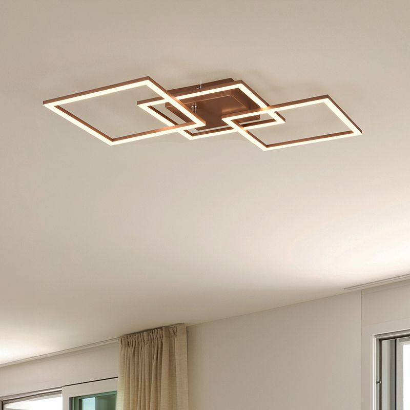 Lampe plafond moderne marronne, Margaux, 31W, 3000K LED Lampe plafond moderne marronne, Margaux, 31W, 3000K LED