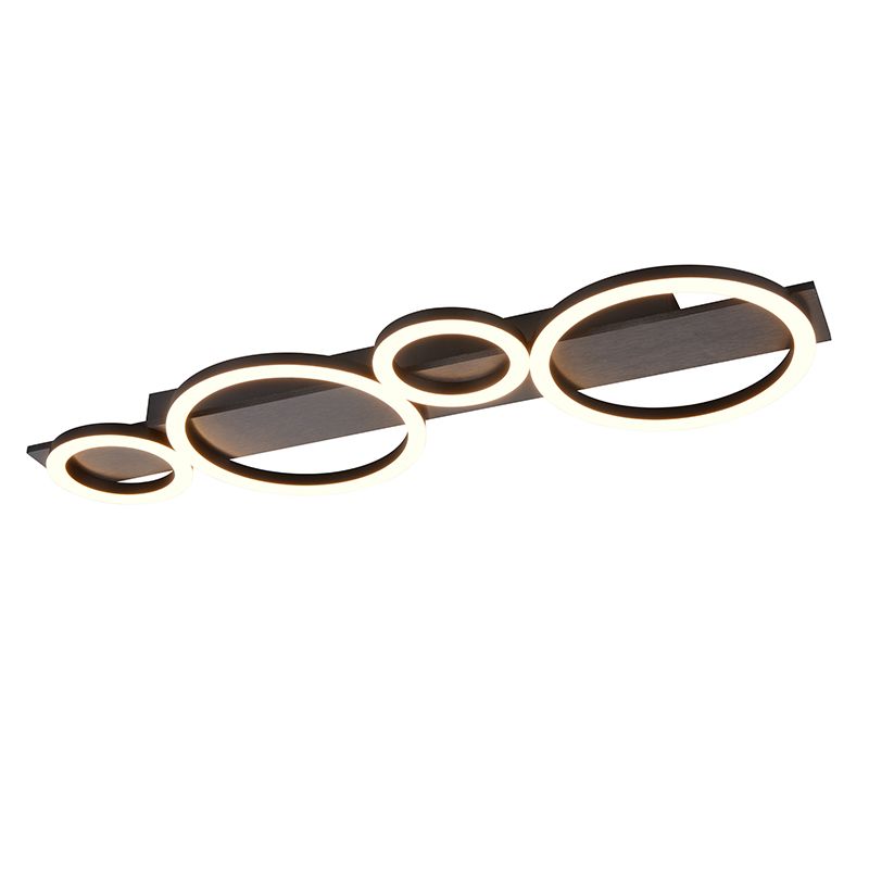 Plafonnier design noir, Ishaan, 26,5W, 3000K LED Plafonnier design noir, Ishaan, 26,5W, 3000K LED