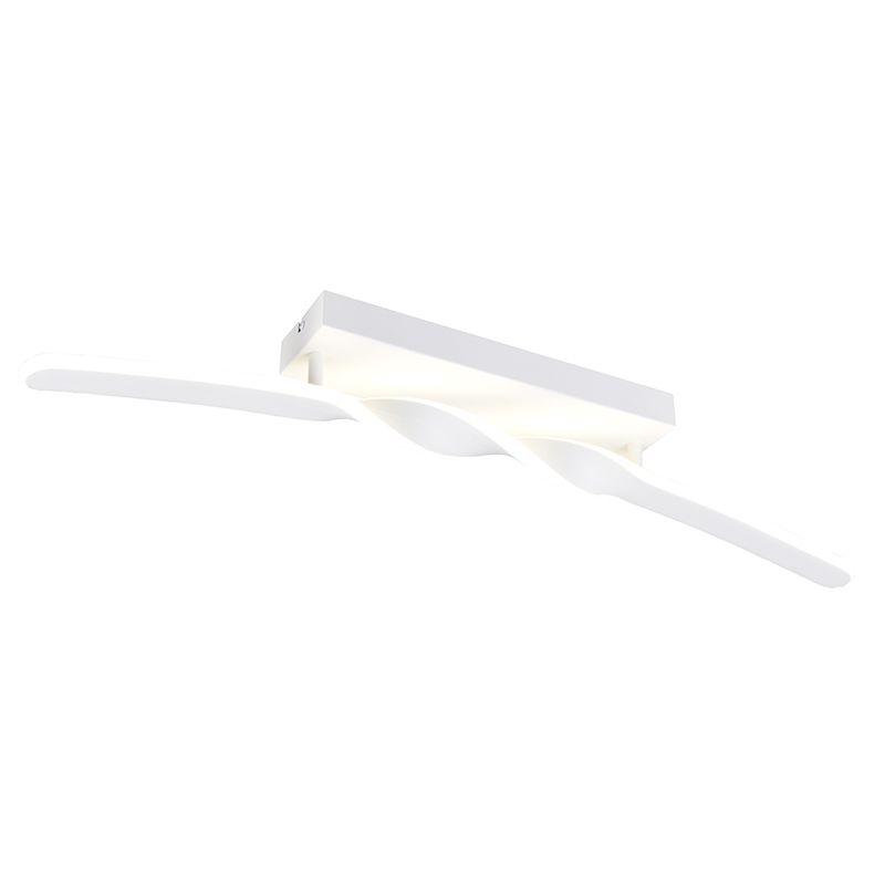 Plafonnier design blanc, Quirinus, 18W, 4000K LED
