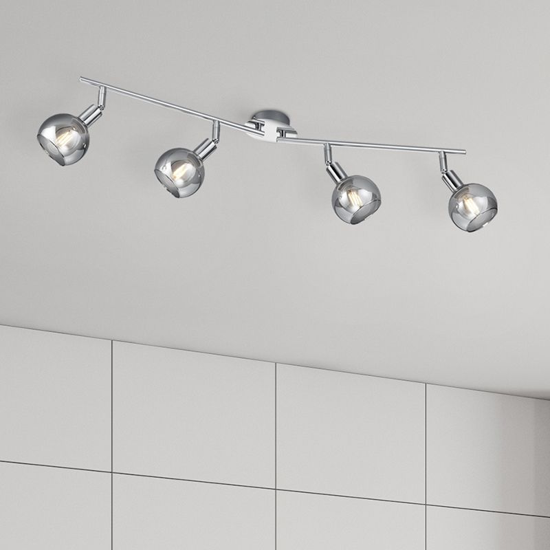 Spot plafond moderne chromé, Omari