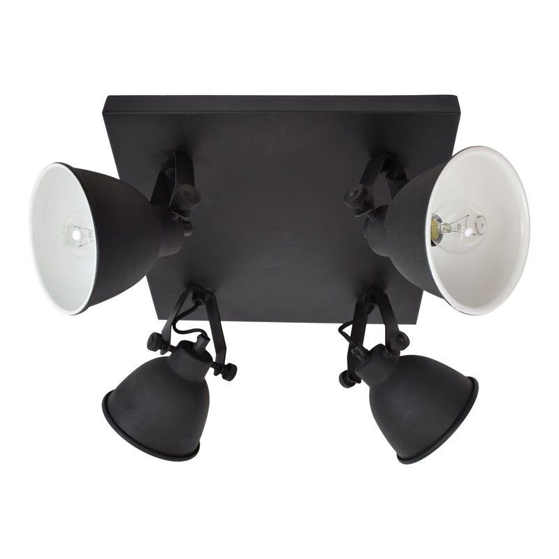 Spot plafond noir industriel, Redon Spot plafond noir industriel, Redon
