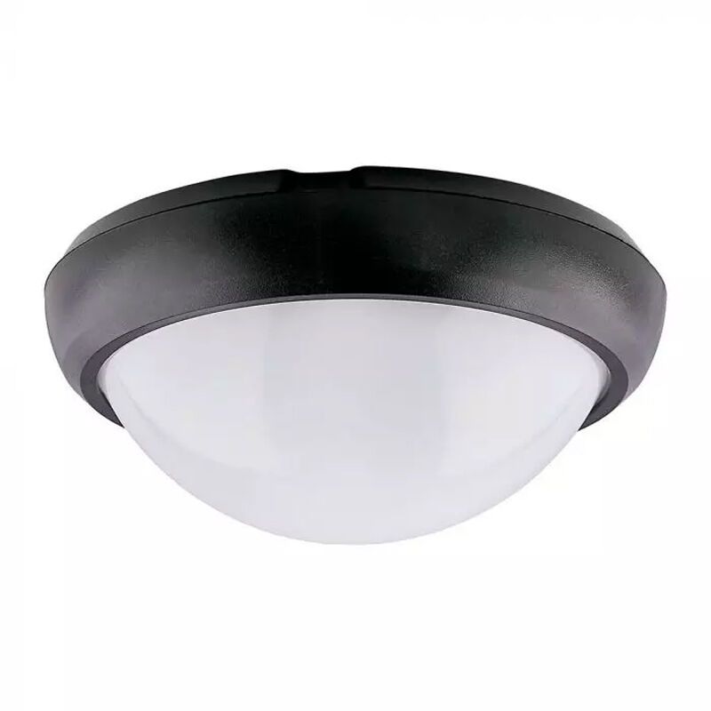 Luminaire escalier noir en plastique, Xenia, 8W, 6400K LED, IP54