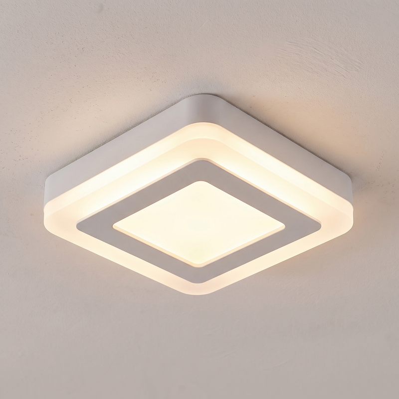 Luminaire escalier blanc en plastique, Haley, 8W, 3000K LED, IP54